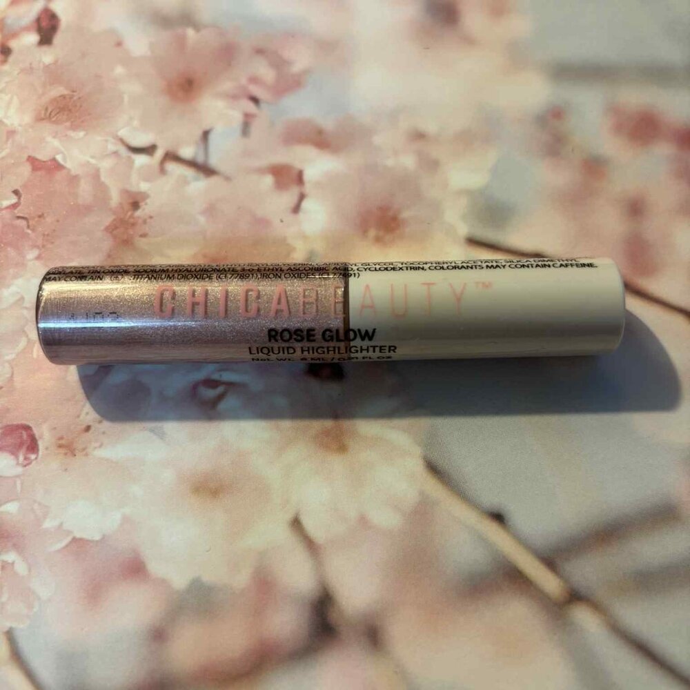Brand New ChicaBeauty Rose Glow Liquid Highlighter Size .021 oz